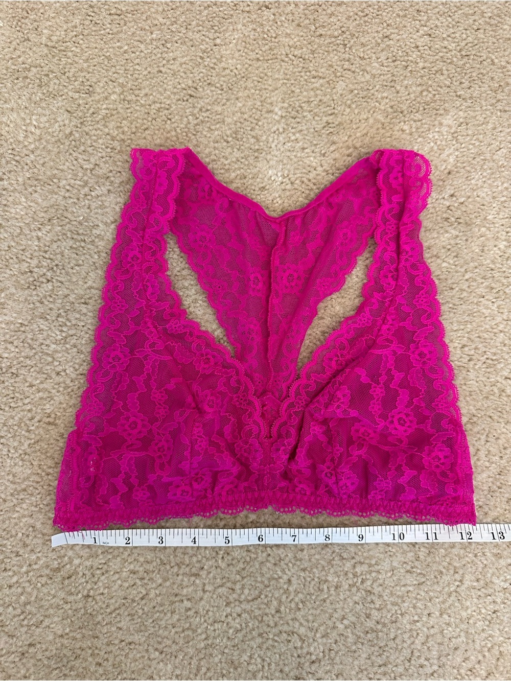 Victoria’s Secret Lace Bralette M Medium Pink NWOT